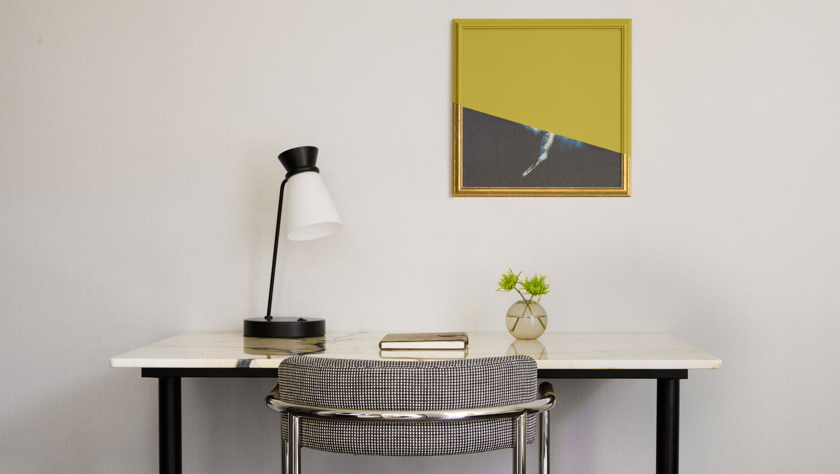 desk in ADA guestroom at Kimpton Hotel Monaco Seattle