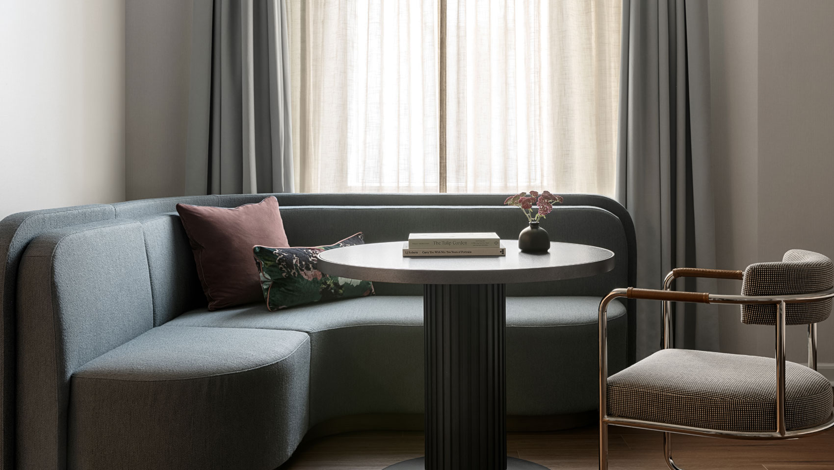 Corner King sitting area at Kimpton Hotel Monaco Seattle