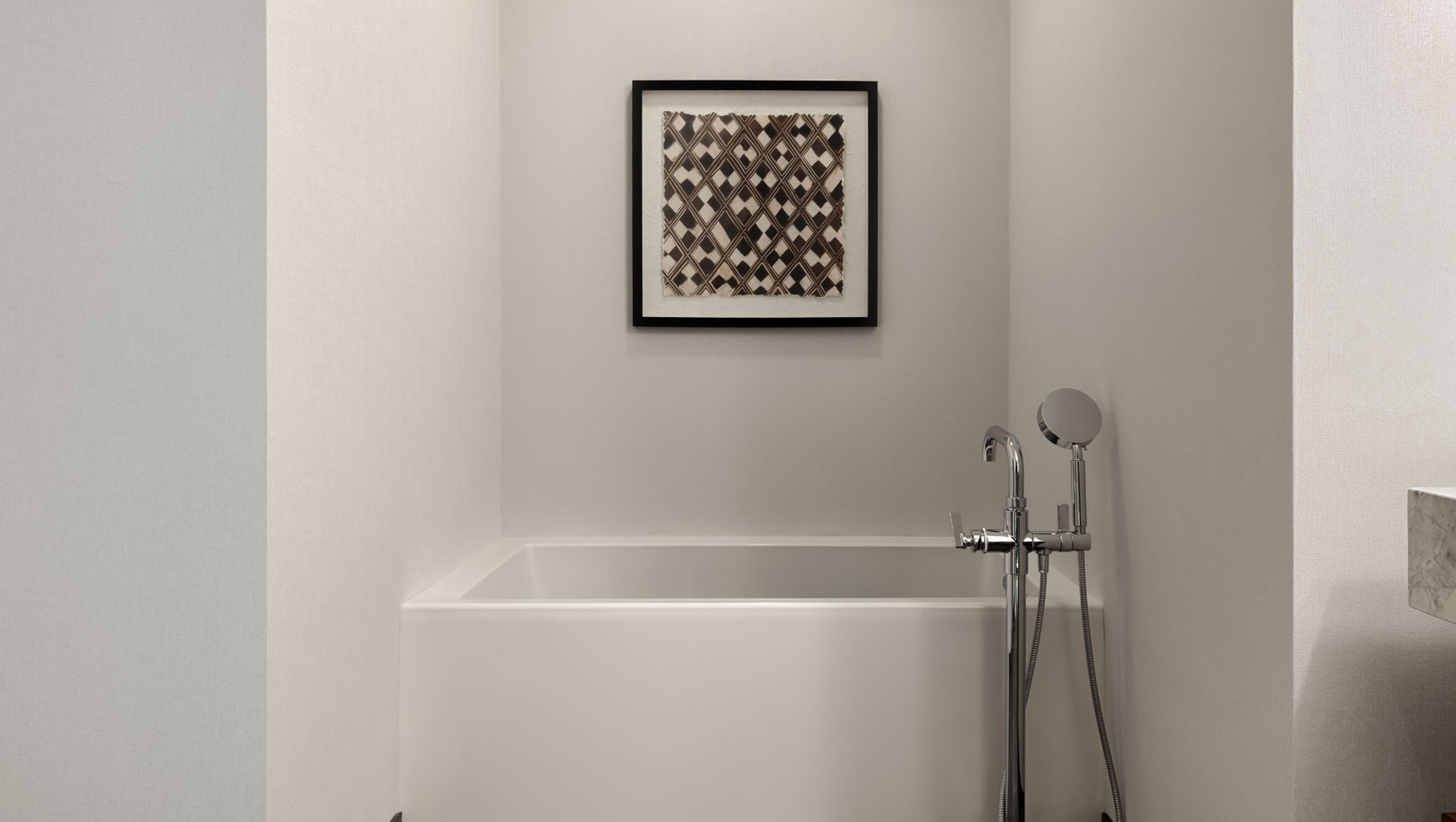 Tub in 2 queen guestroom at Kimpton Hotel Monaco Seattle